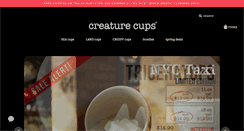 Desktop Screenshot of creaturecups.com