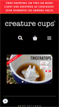 Mobile Screenshot of creaturecups.com